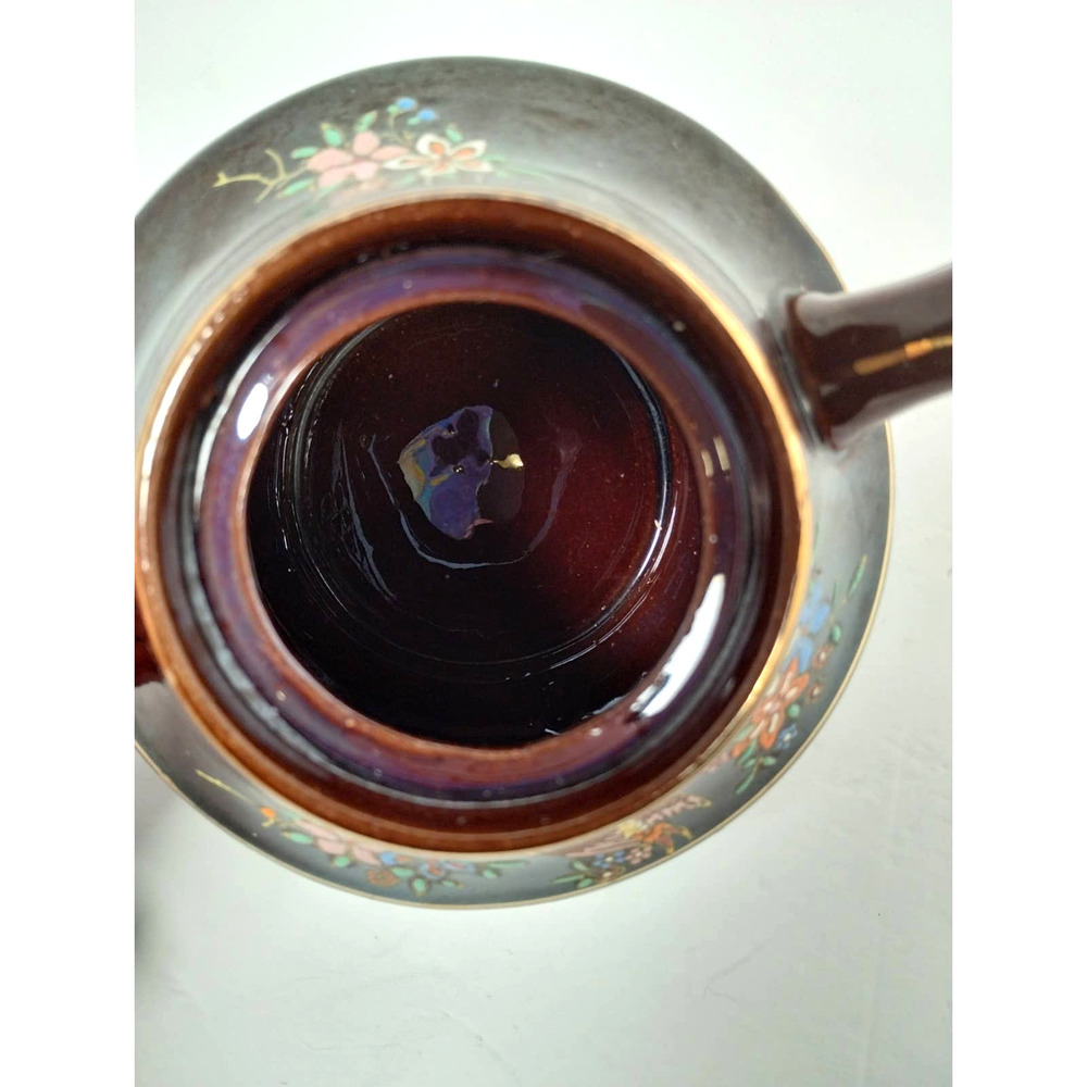 Vintage Teapot, Hand-Painted, Occupied Japan, 1945-1952, Bird Design - Picture 7 of 14